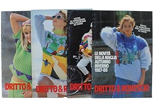 DRITTO & ROVESCIO - La rivista di maglia dell'Adriafil: 4 fascicoli.: