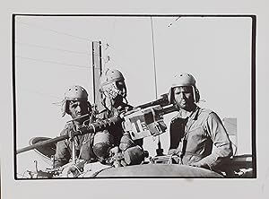 Fotografia originale Roberto Schezen "Siria. Carristi israeliani" 1973