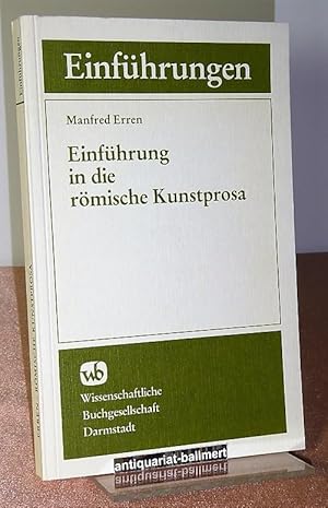 Einführung in die römische Kunstprosa.