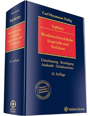 Imagen del vendedor de Wettbewerbsrechtliche Ansprche und Verfahren a la venta por Rheinberg-Buch Andreas Meier eK
