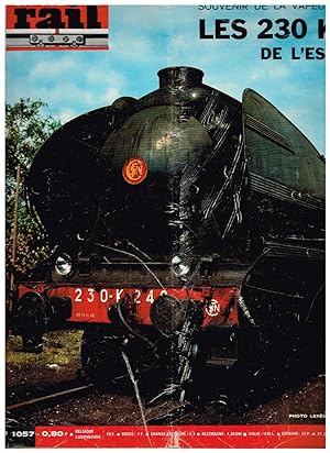 La Vie du Rail .Nº 1057 Souvenir de la Vapeur: Les 230 K de L'Est. 31 Juillet 1966