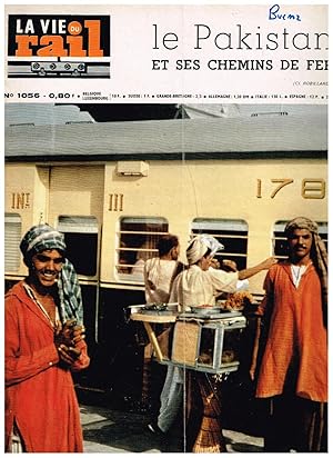 La Vie du Rail .Nº 1056 Le Pakistan et ses chemins de fer. 24 Juillet 1966