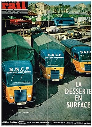 La Vie du Rail .Nº 1059 La Desserte en surface. 28 Aout 1966
