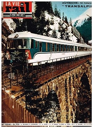 La Vie du Rail .Nº 1016 Autriche: le nouveau Transalpin. 17 Octobre 1965