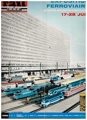 La Vie du Rail .Nº 1050 Exposition Ferroviaire Maine-Montparnasse. 17-18 Juni . 12 Juni 1966