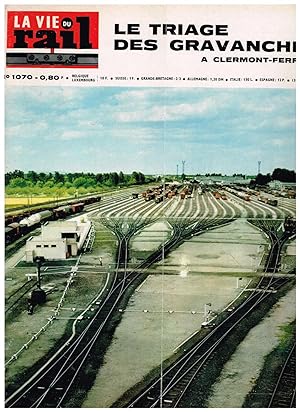 La Vie du Rail .Nº 1070 Le Triage des Gravanches a Clermont-Ferrand. 13 Novembre 1966