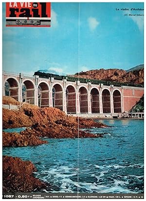 La Vie du Rail .Nº 1087 Le Viaduc d'Anthéor. 12 Mars 1967