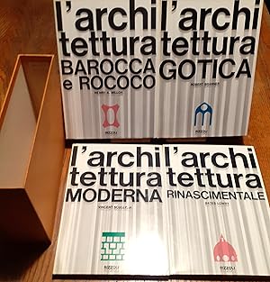 Seller image for L'architettura gotica, L'architettura rinascimentale, L'architettura barocca e rococ, L'architettura moderna (4 voll.) for sale by Studio bibliografico De Carlo