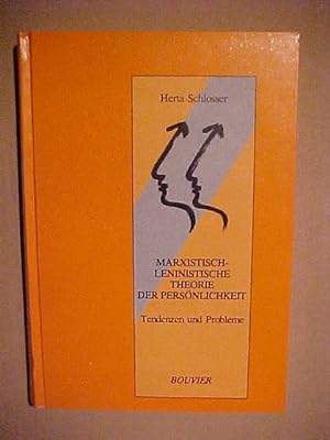 Seller image for Marxistisch-leninistische Theorie der Persnlichkeit : Tendenzen und Probleme. for sale by Versandantiquariat Ingo Lutter