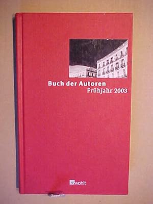 Buch Der Autoren Frühjahr 2003.