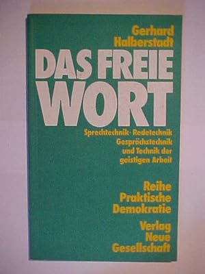 Immagine del venditore per Das freie Wort. venduto da Versandantiquariat Ingo Lutter