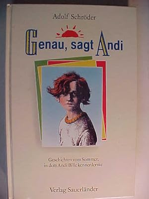 Seller image for Genau, sagt Andi. for sale by Versandantiquariat Ingo Lutter