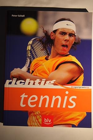 Seller image for Richtig Tennis. for sale by Versandantiquariat Ingo Lutter