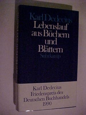 Seller image for Lebenslauf aus Bchern und Blttern. for sale by Versandantiquariat Ingo Lutter
