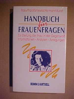 Seller image for Handbuch fr Frauenfragen : zur Stellung d. Frau in d. Gegenwart ; Informationen - Analysen - Anregungen. for sale by Versandantiquariat Ingo Lutter
