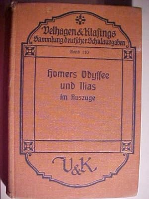Image du vendeur pour Homers Odyssee und Ilias im Auszuge. mis en vente par Versandantiquariat Ingo Lutter