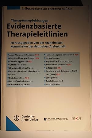 Seller image for Evidenzbasierte Therapieleitlinien. for sale by Versandantiquariat Ingo Lutter