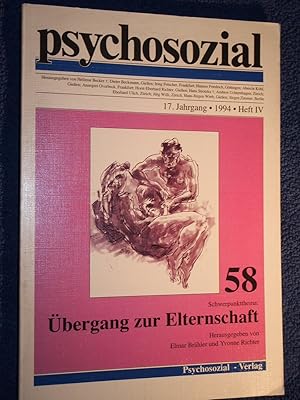 Bild des Verkufers fr Schwerpunktthema: bergang zur Elternschaft. zum Verkauf von Versandantiquariat Ingo Lutter