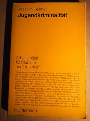 Imagen del vendedor de Luchterhand-Arbeitsmittel fr Erziehungswissenschaft und -praxis Jugendkriminalitt. a la venta por Versandantiquariat Ingo Lutter