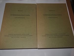 Verbrennungsmotoren. Vorlesungsumdruck. Band 1 + 2. Broschiert  1980. RWTH-Aachen