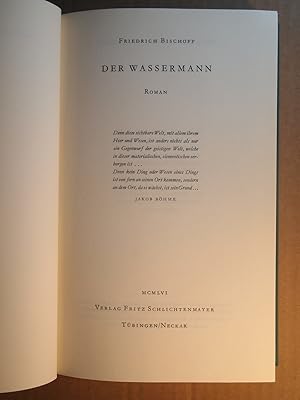 Der Wassermann - Roman.