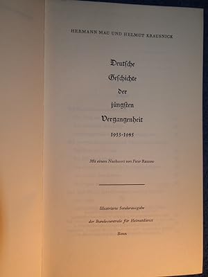 Seller image for Deutsche Geschichte der jngsten Vergangenheit 1933 - 1945. for sale by Versandantiquariat Ingo Lutter