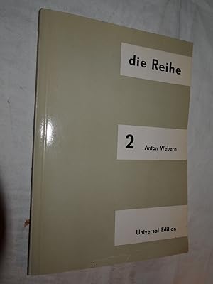 Die Reihe. Information über serielle Musik. Band 2: Anton Webern.