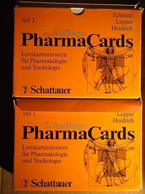Teil 1 & 2 PharmaCards : Lernkartensystem Pharmakologie und Toxikologie / Gery Schmitz ; Hans Lep...