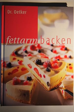 Seller image for Dr. Oetker fettarm backen. for sale by Versandantiquariat Ingo Lutter