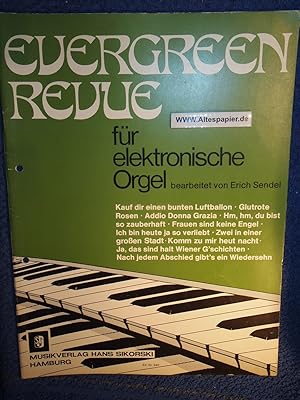 Image du vendeur pour Evergreen Revue fr elektronische Orgel. (Ed.-Nr. 940). mis en vente par Versandantiquariat Ingo Lutter