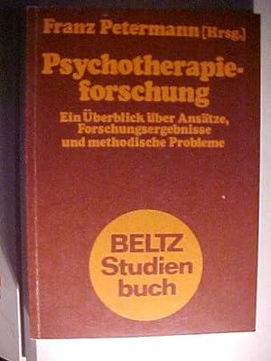 Seller image for Beltz-Studienbuch Psychotherapieforschung : e. berblick ber Anstze, Forschungsergebnisse u. method. Probleme. for sale by Versandantiquariat Ingo Lutter