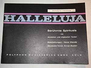 Seller image for Halleluja. Berhmte Spirituals. Klavier, Akkordeon, Gesang. for sale by Versandantiquariat Ingo Lutter