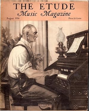 Bild des Verkufers fr The Etude Music Magazine, August, 1936: Volume LIV, No.8 zum Verkauf von Dorley House Books, Inc.