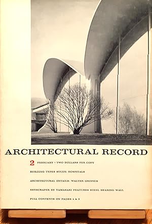 Image du vendeur pour Architectural Record. Building Types Study: Hospitals mis en vente par Studio bibliografico De Carlo