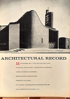 Image du vendeur pour Architectural Record. Building Types Study: Laboratory Buildings mis en vente par Studio bibliografico De Carlo