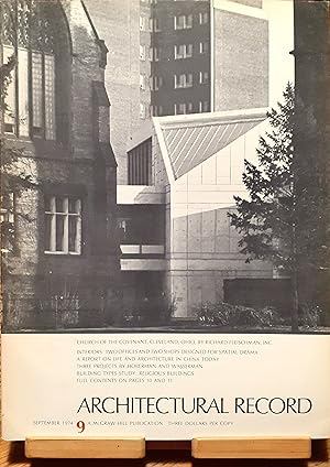 Image du vendeur pour Architectural Record. Building Types Study: Religious Buildings mis en vente par Studio bibliografico De Carlo