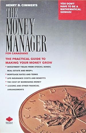 Immagine del venditore per The Money Manager for Canadians. Fourth Edition venduto da Ken Jackson