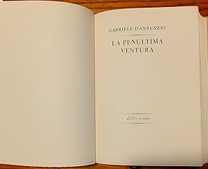 Seller image for La penultima ventura. Libro primo. Il sudore di sangue for sale by Studio bibliografico De Carlo