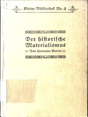 Seller image for Der historische Materialismus for sale by books4less (Versandantiquariat Petra Gros GmbH & Co. KG)