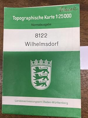 Wilhelmsdorf 8122 - Normalausgabe. Topographische Karte 1:25 000.