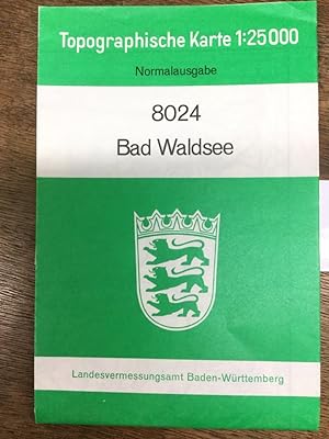 Bad Waldsee 8024 - Normalausgabe. Topographische Karte 1:25 000.