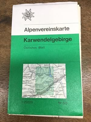 Karwendelgebirge Östliches Blatt Nr. 5/3 - Alpenvereinskarte 1:25000