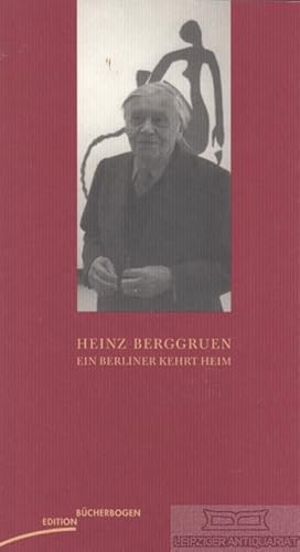 Bild des Verkufers fr Ein Berliner kehrt heim Reden von 1996 bis 2000 zum Verkauf von Leipziger Antiquariat