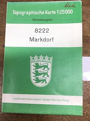 Bild des Verkufers fr Markdorf 8222 - Normalausgabe. Topographische Karte 1:25 000. zum Verkauf von Kepler-Buchversand Huong Bach