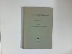 Bild des Verkufers fr Phonetik der tschechischen Schriftsprache zum Verkauf von ANTIQUARIAT FRDEBUCH Inh.Michael Simon