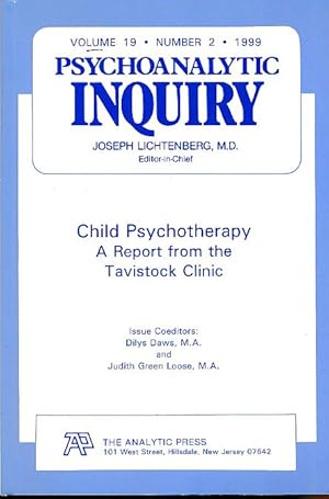 Bild des Verkufers fr Psychoanalytic Inquiry. Volume 19, 1999, Number 2. A Topical Journal for Mental Health Professionals. zum Verkauf von Fundus-Online GbR Borkert Schwarz Zerfa