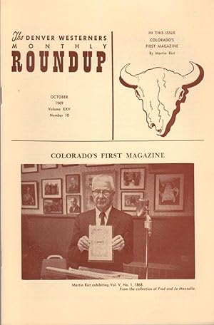 Imagen del vendedor de The Denver Westerners' Monthly Roundup: October 1969, Vol 25, No. 10 a la venta por Clausen Books, RMABA