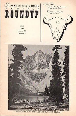 Immagine del venditore per The Denver Westerners' Monthly Roundup: May 1965, Vol 21, No. 5 venduto da Clausen Books, RMABA