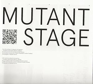 Mutant Stage 1-10. Une serie de films de Lafayette Anticipations - Fondation d'entreprise Galerie...