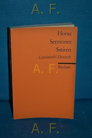 Seller image for Horaz. Sermones Satiren. Lateinisch und Deutsch. Reclams Universal-Bibliothek Nr. 431 for sale by Antiquarische Fundgrube e.U.